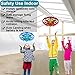 iGeeKid Mini Drones Hand Operated Drone Flying Toy Kids Easter Gifts for Boys Girls Age 4-14 Year Infrared Induction Helicopter Flying Ball with 360° Rotating LED Light Outdoor Sports Toy-Blue