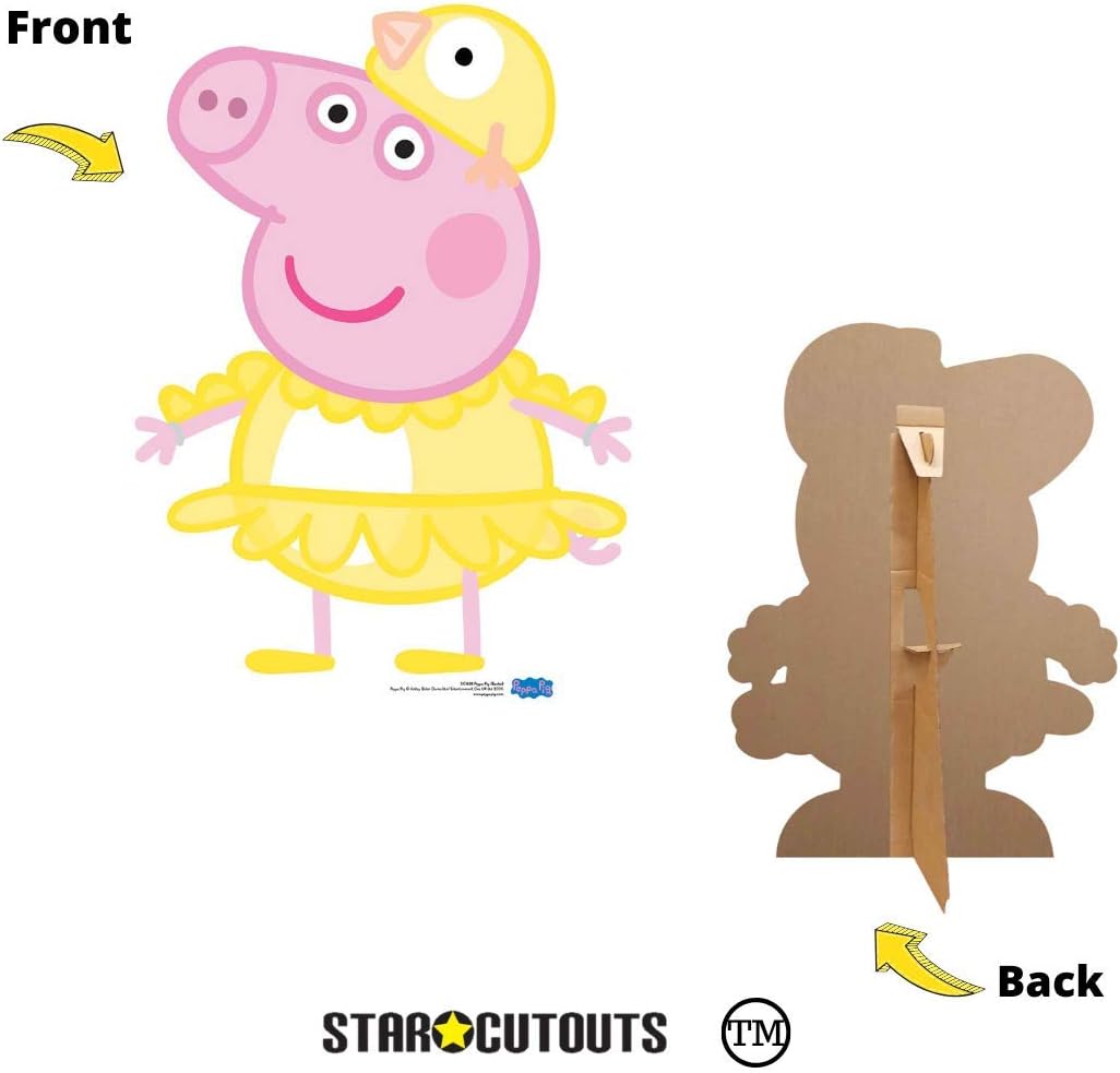 STAR CUTOUTS SC1698 Peppa Pig Chicken Easter Lifesize Cardboard Cutout Perfect Fun for Fans Height 82cm, Solid, Multicolour, Regular - Image 5