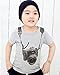 WXBUY Baby Boys Cotton Summer Casual T-shirt Grey 1-2T