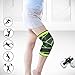 Knee Brace Support, Knee Compression Sleeves, Non-slip Adjustable Knee Protector with Pressure Strap for Joint Pain Relief, Injury Recovery, Sports, Running, Jogging, Biking, Basketball – Single (XL)
