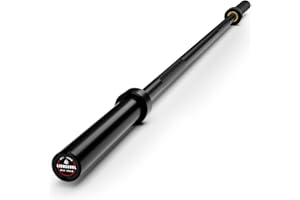 LIONSCOOL Premium 4ft/4.9ft/6ft Barbell for Strength Training and Olympic Weightlifting, 2 Inch Bar for Squats, Curls, Deadlifts, Presses, Hip Thrusts, 350lbs/500lbs/700lbs Weight Capacity