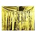 SUNBEAUTY 15PCS Black White Gold Mixed Colors Tissue Paper Tassels Garland Bunting for Party Wedding Pom Poms Decoration