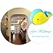 New Wayzon Cute Mini Whale Energy Efficient 0.3W Automatic Light Control Sensor Wall Night Lights Sensor Smart LED Nightlight for Kids Room, Washroon, Hallway