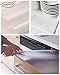 HityTech Shelf Liner, EVA Shelf Liners Can Be Cut Refrigerator Mats Fridge Cushion Liner Non-Adhesive Cupboard Liners Non-Slip Cabinet Drawer Table Liners - 59 x 11 3/4 in - Transparent