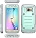 E LV Case for Galaxy S7 Case Armor Protection Defender Case Cover for Samsung Galaxy S7 - [Mint/Grey]
