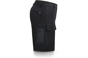 Hiauspor Men's Hiking Cargo Shorts 9"/10" Quick Dry Lightweight Waterproof for Golf Tactical Fishing Casual with 6 Pockets