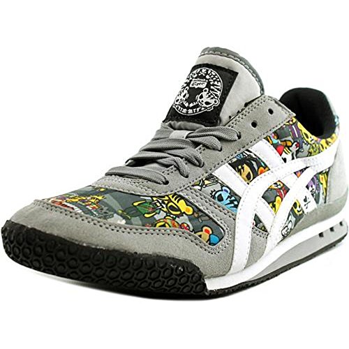 Onitsuka Tiger Ultimate 81 Classic Running Shoe, City Print/White, 11 M US
