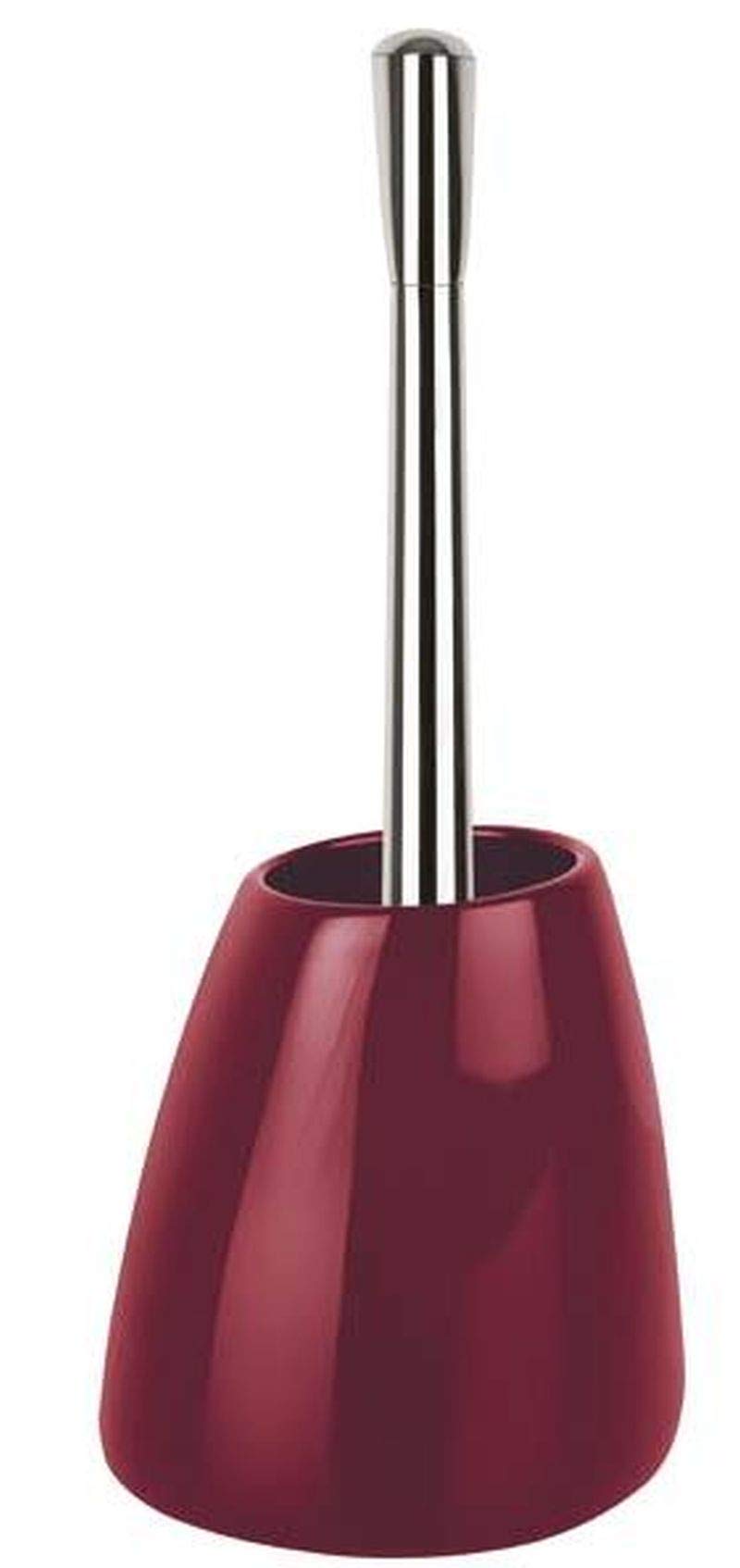 Spirella Etna Shiny Stoneware Toilet Brush, Bordeaux