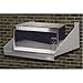 Royal Industries Microwave Shelf Solid 18”x24” Wall Mounted Shelf, Stainless Steel 18 Gauge, Silver, Capacity 185 LB, Commercial Grade-NSF Certified