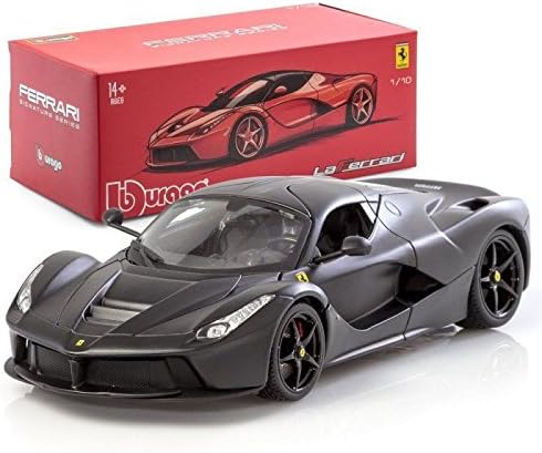Bburago 1:18 FERRARI Signature Series LAFERRARI Diecast Car MATTE BLACK 18-16901
