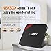 Android 6.0 TV Box, A95X Android TV Box Amlogic S905X 64 Bits Support H.265 VP9 Decoding True 4K Playing with Wifi Ethernet 2017 Updated Media Player