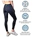 QUEENIEKE Women 25 Inches Yoga Leggings Sports Mid-Waist Tights 7/8 Length Pants M Color Black