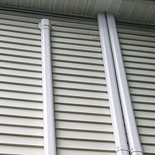 Air Jade 3" 7.5 Ft AC Line Set Cover Kit, Decorative PVC Tubing Cover for Ductless Mini Split and Heat Pumps & Central Air Conditioner, Condenser - Thumbnail 6