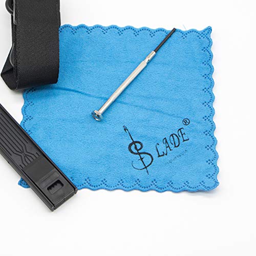 Saxophone Cleaning Care Kit - Belt Thumb Rest - Cushion Reed Case - Mouthpiece Brush - Mini Screwdriver - Cleaning Cloth