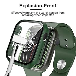 TAURI 2 Pack Hard Case Compatible for Apple Watch