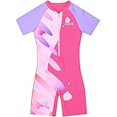 karrack Girls One Piece Swimsuit Kid Swimsuit Girls Water Sport Swimsuit UPF 50+ Sun Protection Bathing Suits