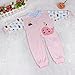 FEITONG® Baby Boy Girl Romper Jumpsuit Bodysuit Cotton Clothes Outfit (Age:0-3Months, Pink )
