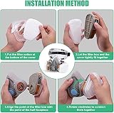 ANUNU Chemical Respirator Mask w/ Filters & Goggles for Paint Epoxy Resin view 5
