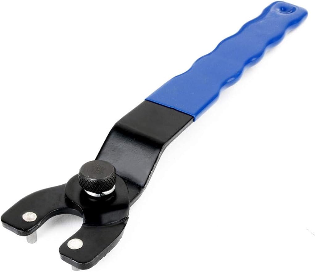 Schraubenschlüssel Stiftschlüssel mit starkem Griff Werkzeug Zubehör Verstellbarer 8-50 mm Winkelschleifer Schlüssel Ø 200 mm Pin Schraubenschlüssel Reparatur Werkzeug