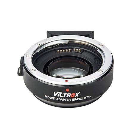 Viltrox EF-FX2 Elektronischer Autofokus Objektiv-Adapter-Konverter 0,71x Speed Booster für Canon EF-Objektiv auf Fuji X-Mount