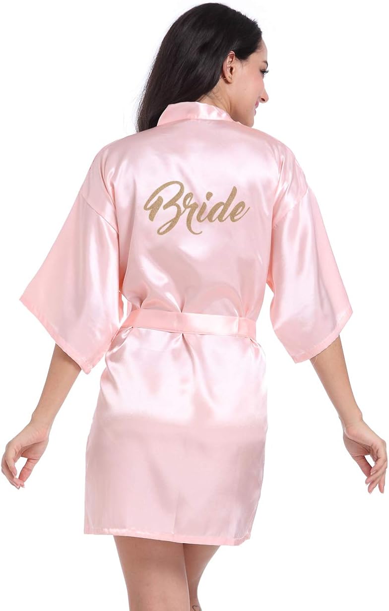 silk robe bridesmaid