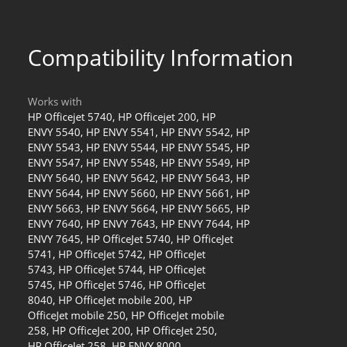 HP 62XL Black High-yield Ink Cartridges | Works with Printer Series: ENVY 5540, 5640, 5660, 7640, OfficeJet 5740, 8040, OfficeJet Mobile 200, 250 | Instant Ink Eligible | C2P05AN | Packaging May Vary