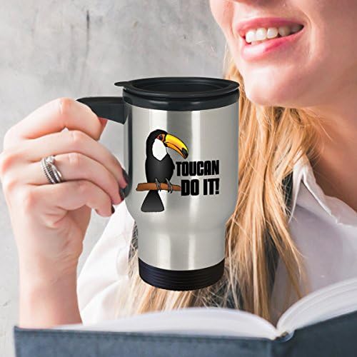 Funny Mug - Toucan Do It Travel Mug - Gift Ideas