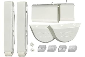 Lkonwee AXV417WHP Pool Cleaner Pod Swing Kit Compatible with Hayward Navigator Pool Vac Ultra Pool Cleaners with AXV604WHP Front and Rear Bezels, AXV434WHP Flap, AXV414P Pod Shoes