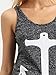 ROMWE Women's Boat Anchor Print Sleeveless Tank Tops Vest Blouse