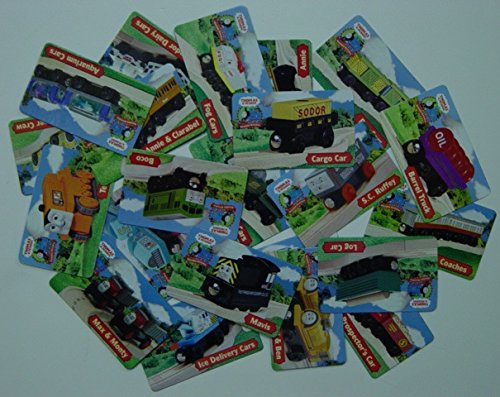 20 Character Collector Cards - Thomas Wooden Railway Train Tank Engine- Brand New Loose