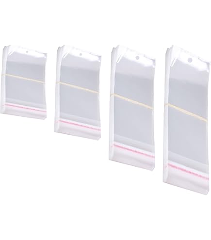 Elkay Plastics F20408H - Bolsa superior con sello de pista única de 2 mil con orificio para colgar, 4 x 8 pulgadas, transparente (paquete de 1000