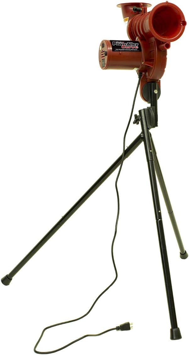Heater Sports PowerAlley Lite Curveball Pitching Machine for Kids, Teens, and Adults : Sports & Outdoors