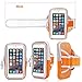 Pack of Two iPhone 7 Plus Armbands, RISEPRO Sports Armbag Touchscreen Pouch Multifunctional Pockets Outdoor for iphone7, 7 Plus, 6, 6S, 6plus, 5, 5s, 5c,Galaxy Card Holder Jogging Running
