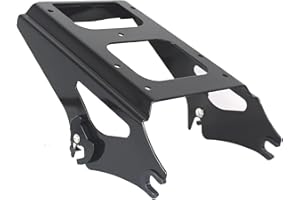 YHMOTO Detachable Two 2-Up Tour Pack Pak Mounting Luggage Rack for Harley Touring Road King Street Glide Road Glide 2009-2013