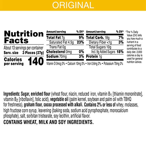 Keebler, Fudge Shoppe Deluxe Grahams Cookies, 12.5 oz Pricepulse