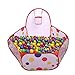 Mudder Kids Ball Pit Playpen Toddler Play Tent Sea Ball Pool with Mini Basketball Hoop and Zipper Storage Bag, 4 Feet/ 120 cm, Balls Not Included