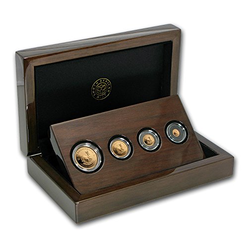 ZA 2017 South Africa 4-Coin Krugerrand 50th Anniversary Proof Set Brilliant Uncirculated