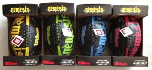 Wilson JUNIOR Size NEMESIS Football DOUBLE RUBBER COVER