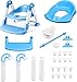 GPCT [Portable] 3-In-1 Kids Toddlers Potty Training Seat W/ Step Stool. Sturdy, Comfortable, Safe, Built In Non-Slip Steps W/ Anti-Slip Pads. Excellent Potty Seat Step Trainer- Boys/Girls/Baby- Blue