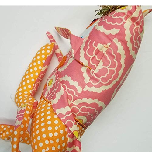 Big Goofy Monster Doll Handmade Lovable Pillow
