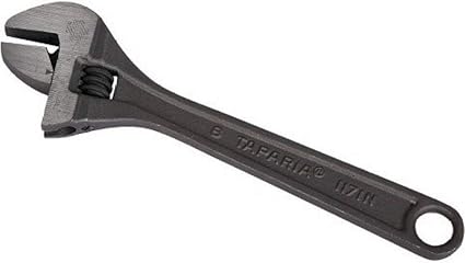 Taparia 1171-8/1171N-8 125mm Steel Single Sided Adjustable Spanner Wrench (Grey)