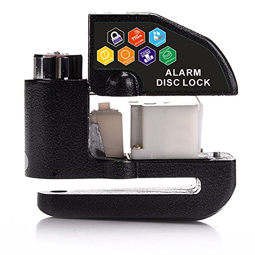 Pulusi Disc Brake Lock Anti-theft Motorcycle Motorbike Alarm Disc Lock 100dB Alarm Sound
