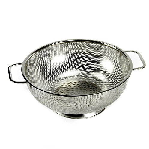 Chef Craft Microperforated Stainless Steel Colander, 5 Quart