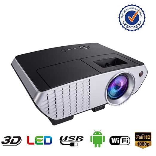 AXDNH Mini proyector portátil, Soporte 1080P 2000 lúmenes ...