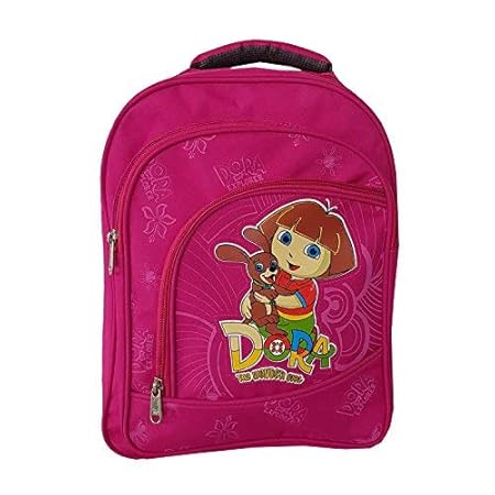 Daikon Polyester Pink School Bag for Kids