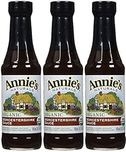 Annies Homegrown Organic &amp; Vegan Worcestershire Sauce 6.25 Ounce (Pack of 3) - Pack Of 3