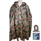 Swiss Camo Wet Weather Poncho