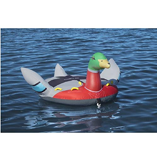 Swim Central Inflatable Lay-on Decoy Duck Towable Float, 86-Inch