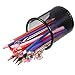 Hestya 4 Pack Mesh Pen Holder Pencil Holder Metal Pencil Cup Holder Pen Organizer Black for Desk Office and School
