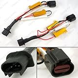 Classy Autos H13 9008 HID Conversion Kit Error Free w/ Load Resistor Wiring Harness Adapter (2 Pieces)